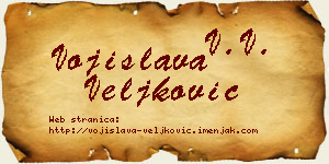 Vojislava Veljković vizit kartica